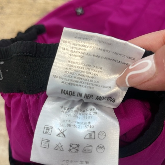 Montura Womens Pink and Black Athletic Trekking Shell Pants Pockets Size Small S - Picture 9 of 12